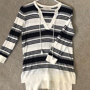 Loft blouse- navy blue